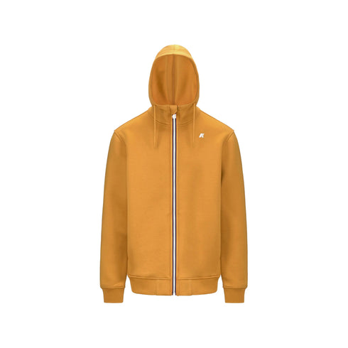 KWAY Felpa con zip Felpa Uomo Rainer Spacer Arancio A24 - KWAYK2141DW - XGK - L - Francavilla Moda